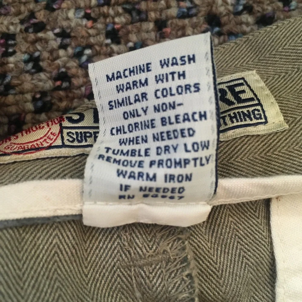 Structure herringbone tan men’s pants 31W 34L pleated new nwt cuffs 11
